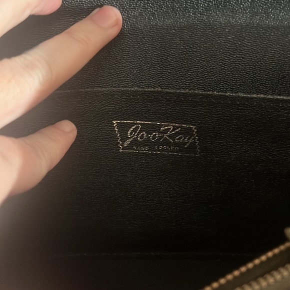 Vintage Joo Kay Hand Tooled Leather Purse Handbag Brown Western Shoulder - Picture 10 of 11